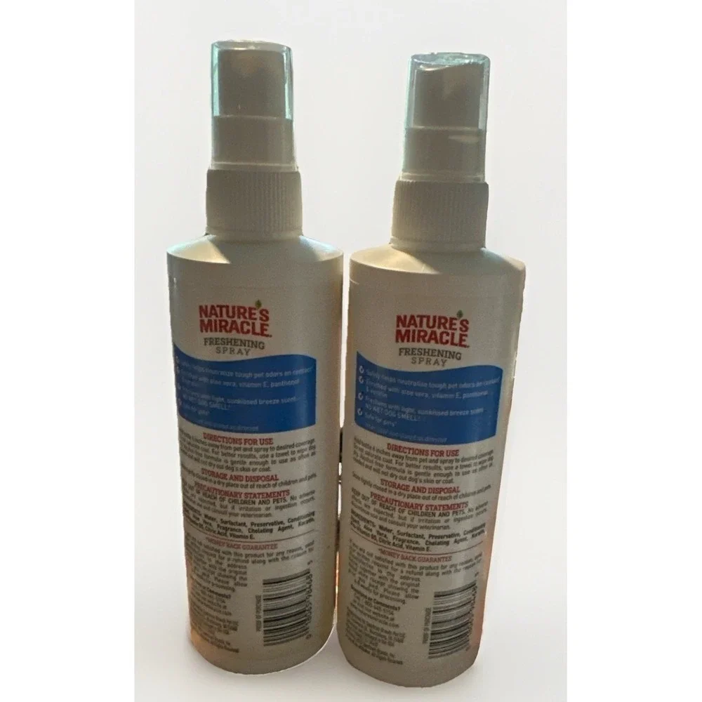 Natures Miracle Dog Freshening Spray Sun-kissed Breeze Scent 3-bottles